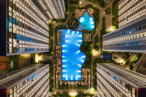 tendência piscina Luminárias e Iluminação LED