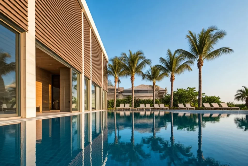 Piscinas de luxo modernas