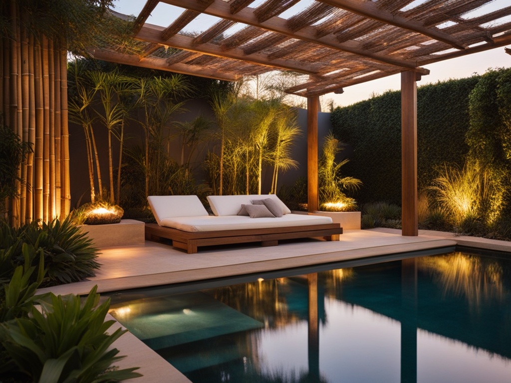 6 Ideias Inovadoras para Decorar Sua Piscina com Bambu